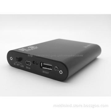 High capacity rechargeable battery powered portable